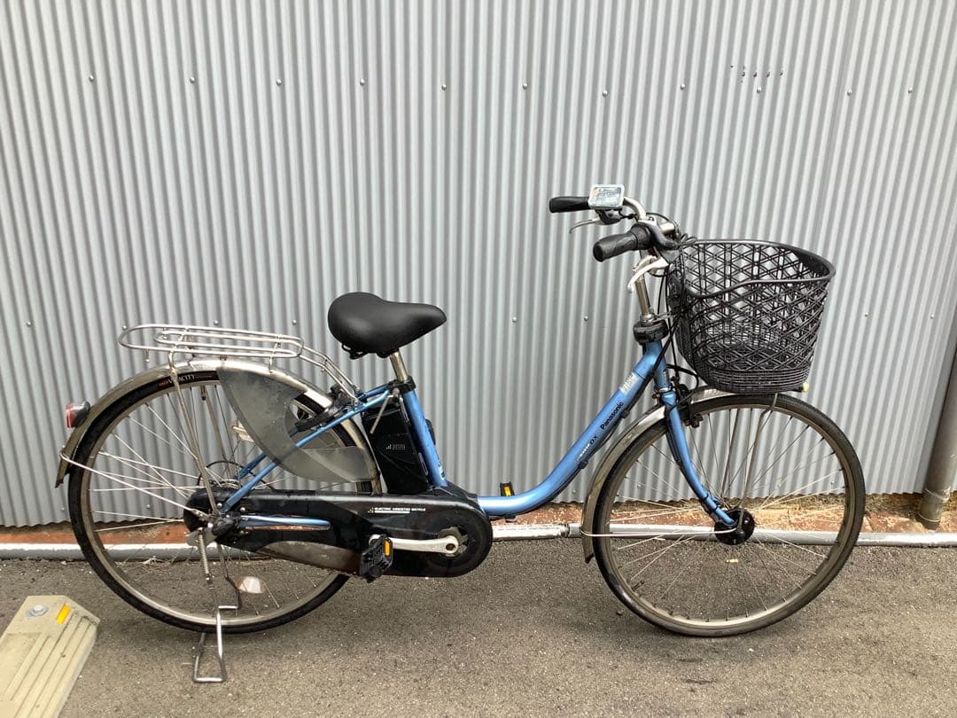 パナソニック新機種電動アシスト自転車viviDX26インチブルー系ボディー 楽天ビック｜Panasonic｜パナソニック 電動アシスト自転車 ビビ・YX