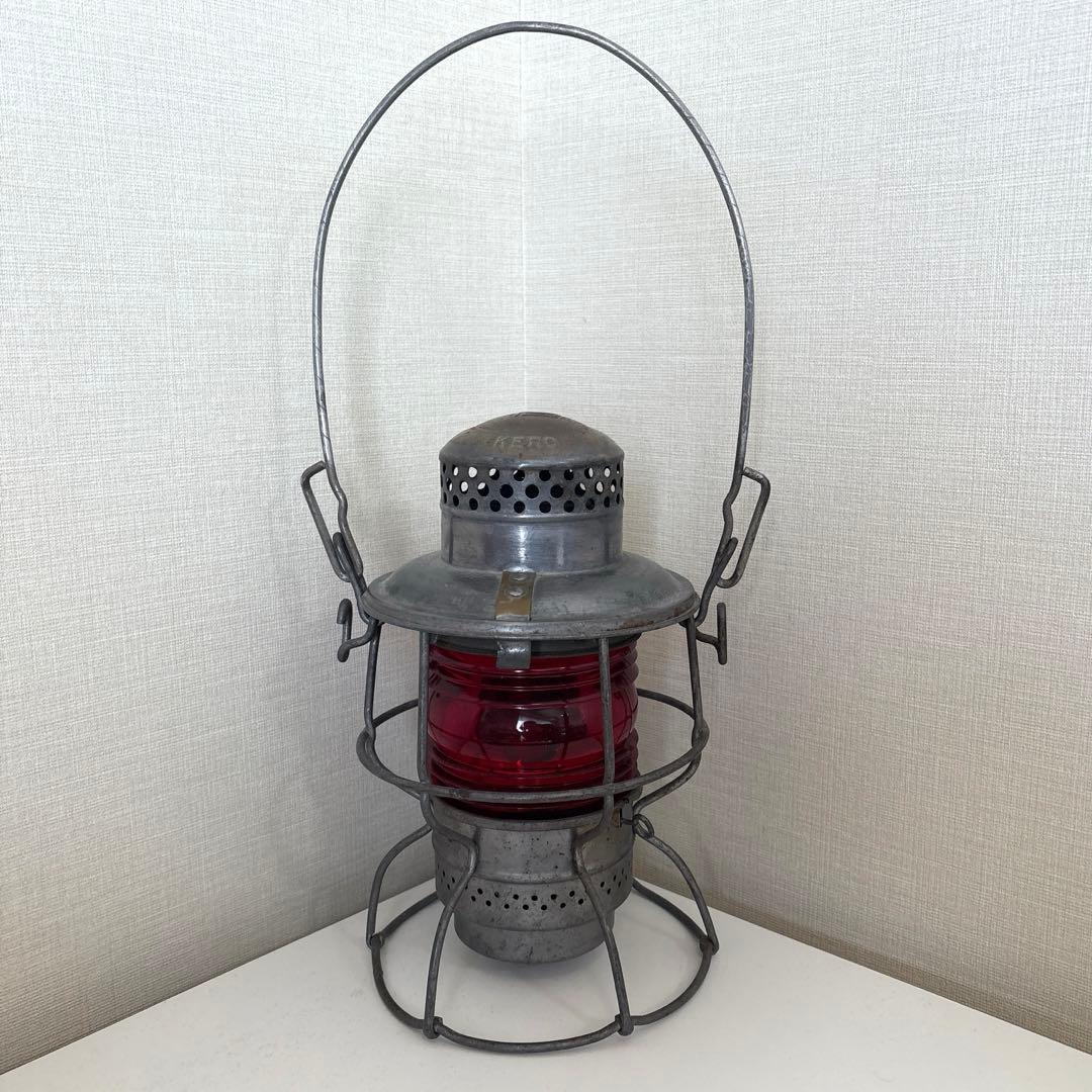 アドレイク　ケロ 300 レイルロードランタン 赤ガラス Adams&Westlake(アダム&ウエストレイク) KERO No.300 レイルロード