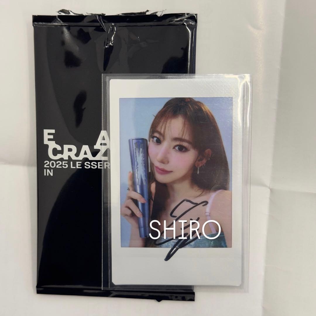 LE SSERAFIM ツアー インスタントフォト サクラ 直筆サイン チェキ