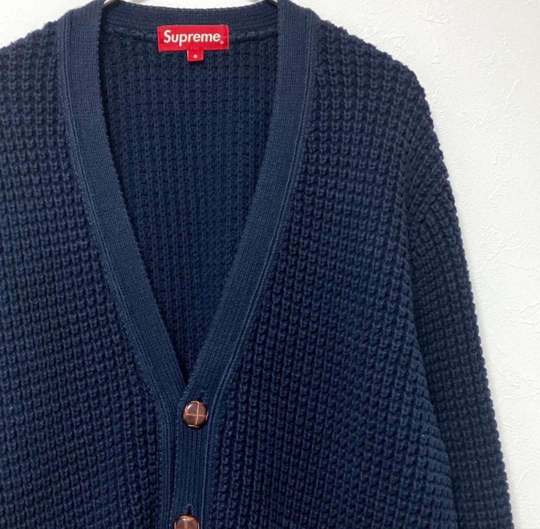 Supreme waffle cardigan ワッフルカーディガン SUPREME/シュプリーム】今季注目の21AW waffle knit cardiganを買取