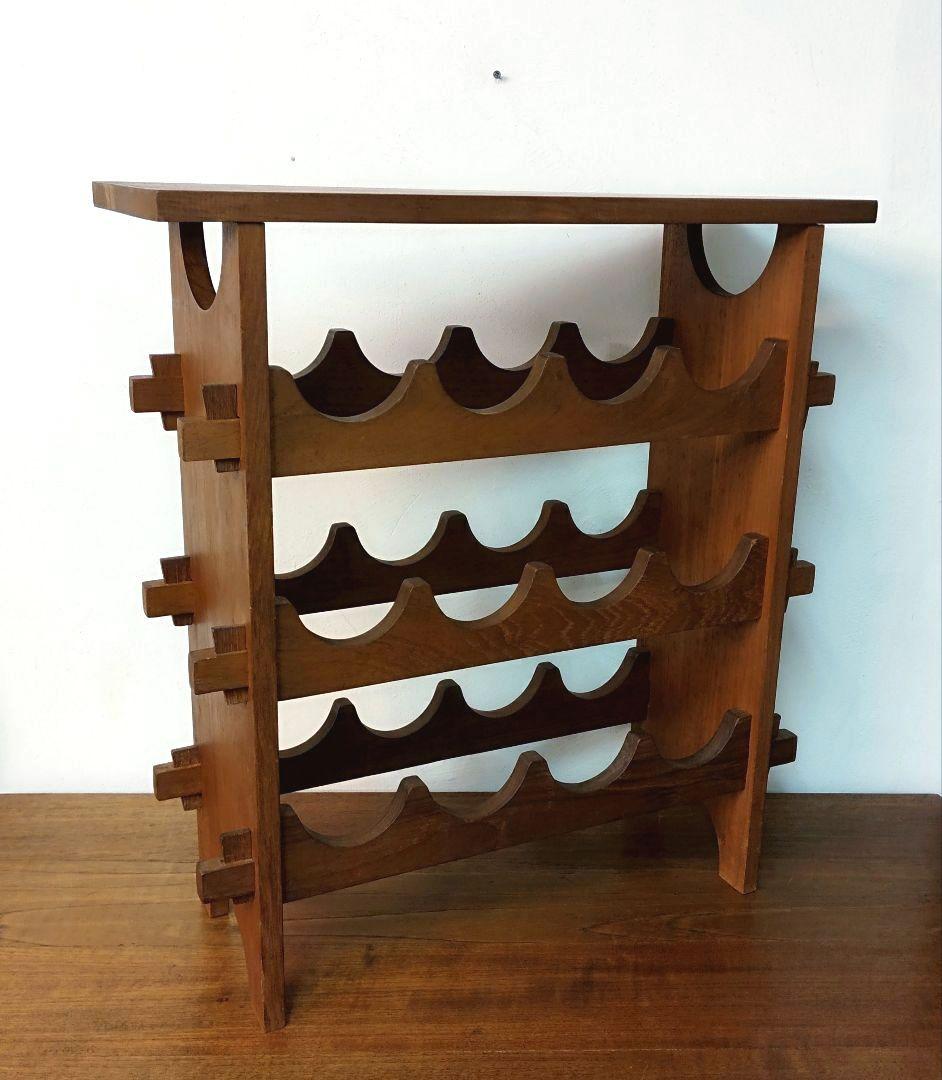 【teak wood】チーク材 ワインラック 12本収納　楔 ヴィンテージ 楽天市場】【2/25(水)12:00〜 特別企画！ 12時間限定全品5％OFF