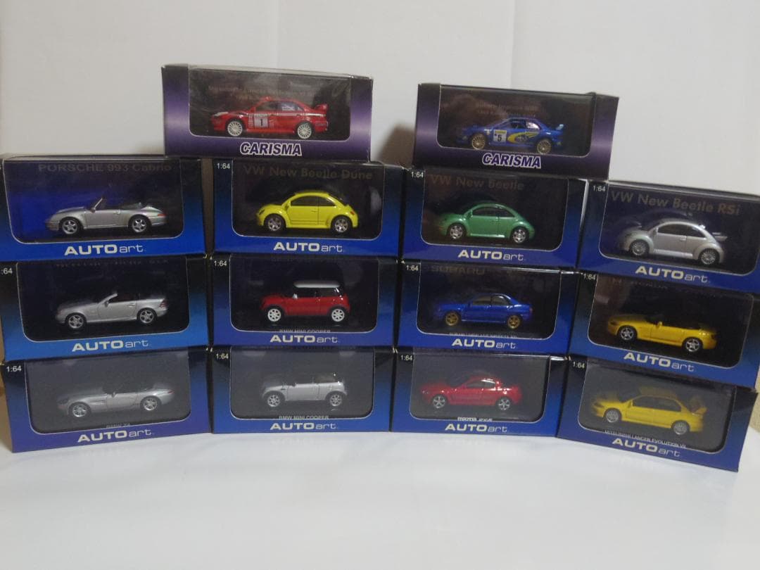 【ミニカー14台】AUTO art 12台CARISMA 2台 ミニカー14台】AUTO art 12台CARISMA 2台