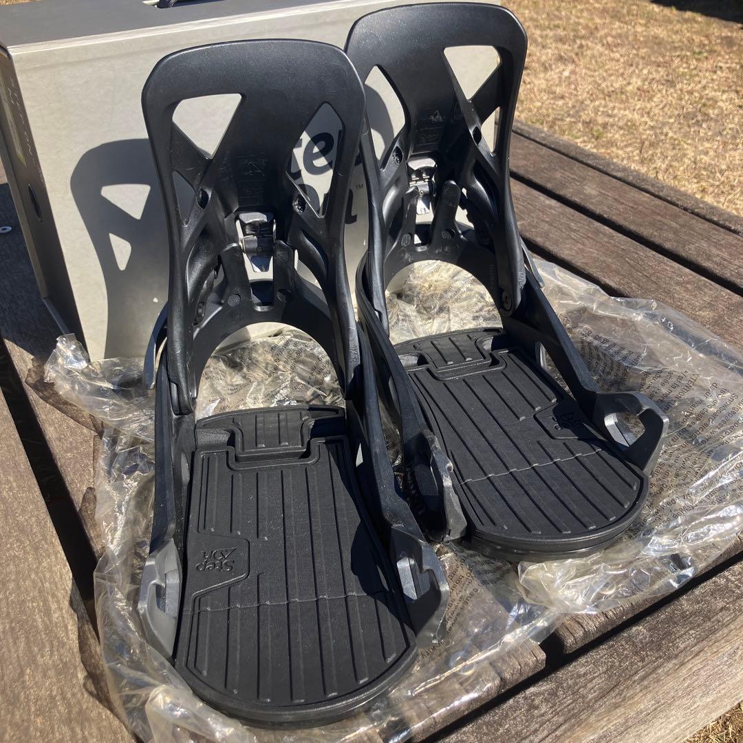 バートンstepon バインディング　M 楽天市場】BURTON STEPON X BINDING MENS BLACK RE:FLEX バートン
