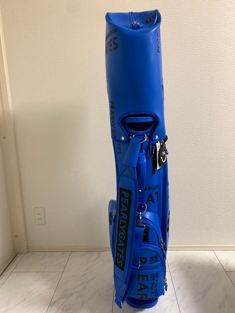 限定カラーブルー・青 PEARLY GATES キャディバッグ パーリーゲイツ