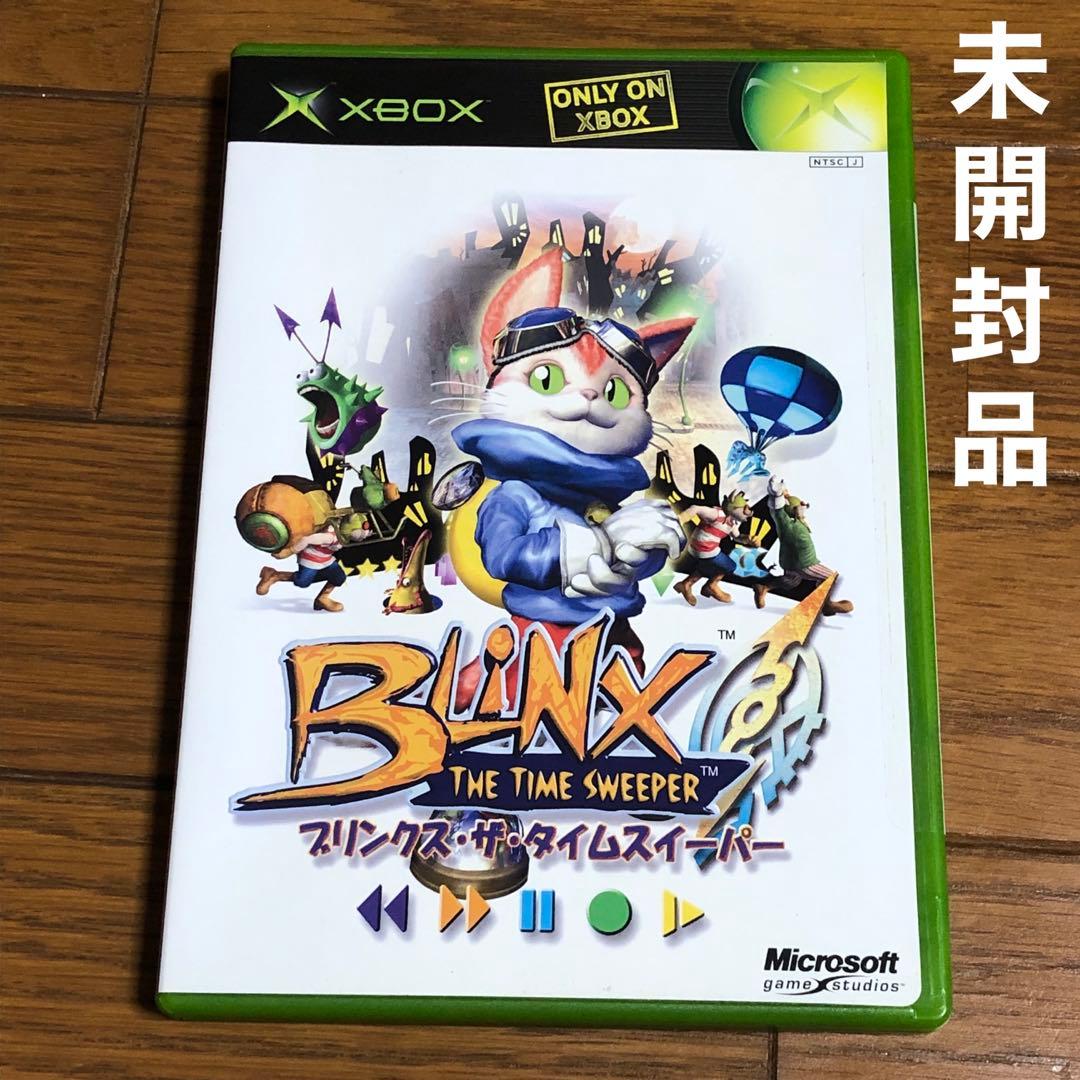 未開封 シュリンク無し XBOX ブリンクス ザ タイムスイーパー Blinx