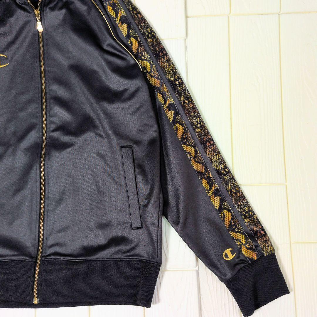 チャンピオン 魔裟斗モデル ジャージ セットアップ パイソン柄 フード