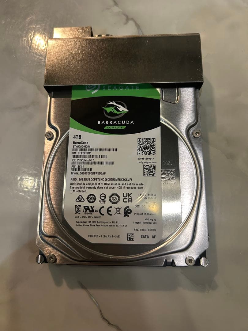 Seagate Barracuda 4TB 内蔵型HDD - メルカリ