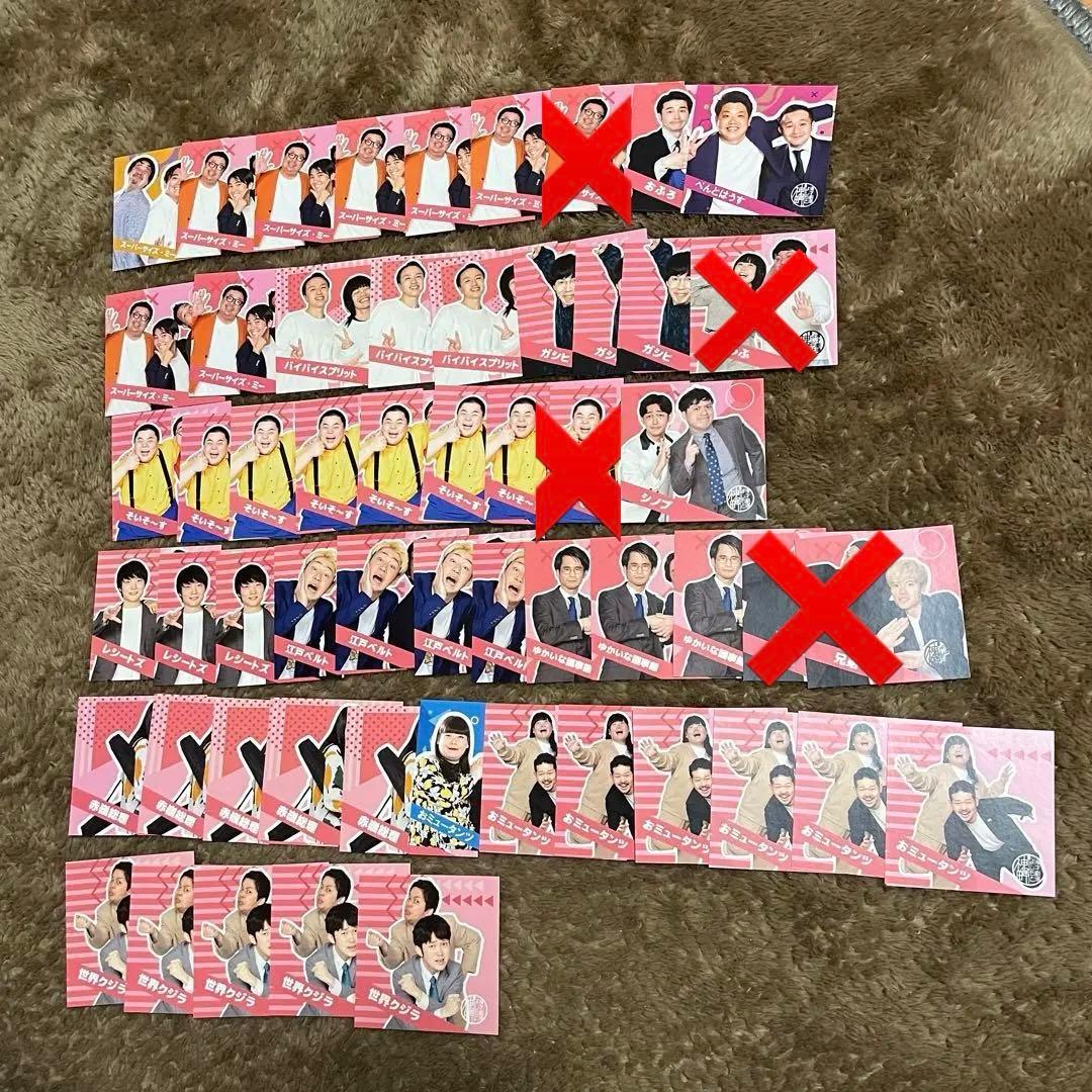 神保町よしもと漫才劇場 3周年記念、4周年記念 所属メンバーステッカー