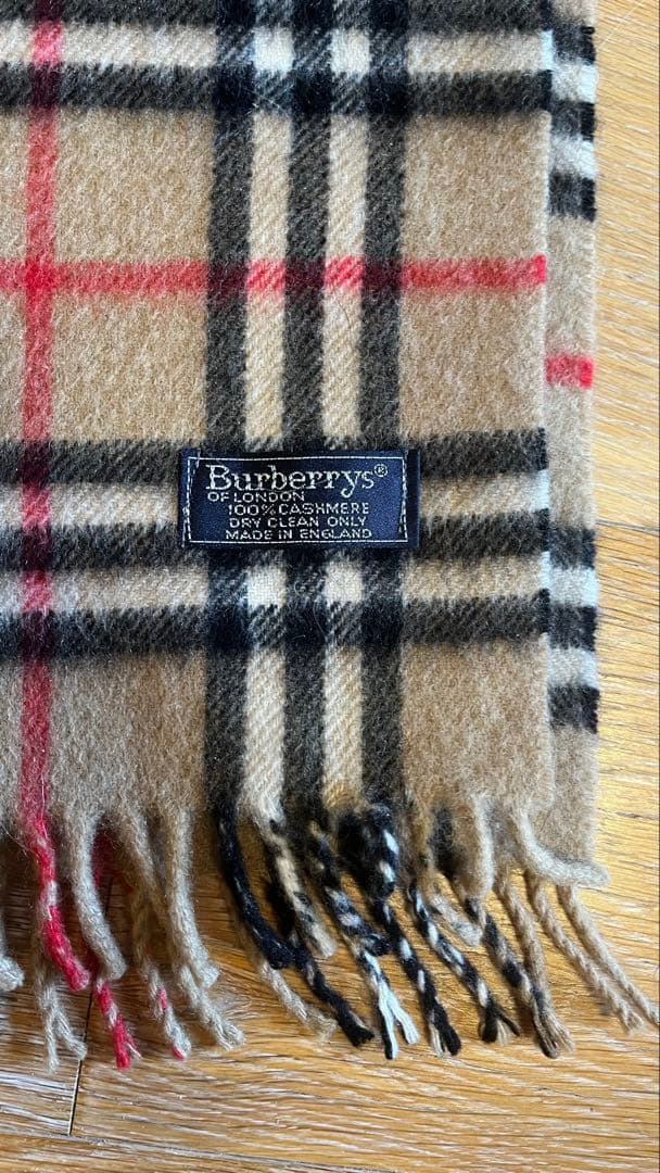 Burberrys OF LONDON カシミヤマフラー 中古・古着通販】BURBERRY LONDON (バーバリーロンドン) カシミヤ