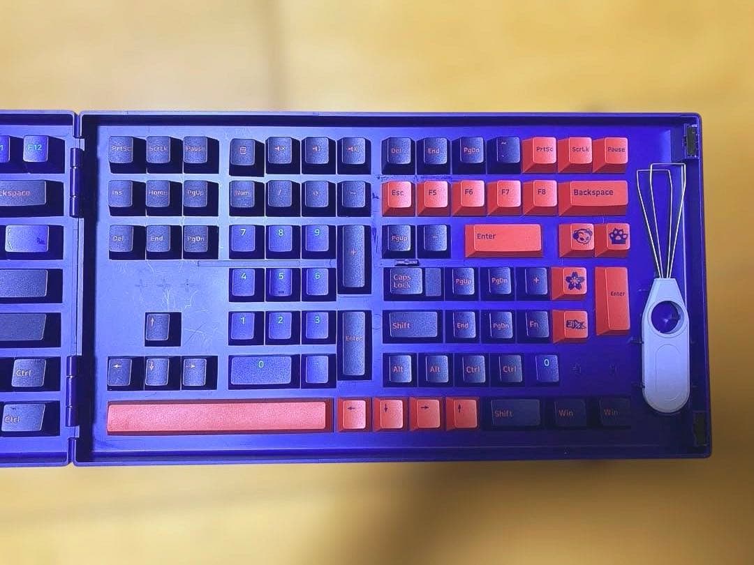 Akko cherry profile Neon キーキャップセット値下げ可能 - メルカリ