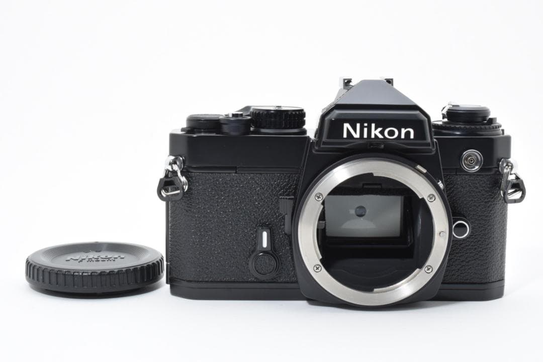 新品級 NIKON FE ブラック フィルムカメラ モルト新品交換済 H366