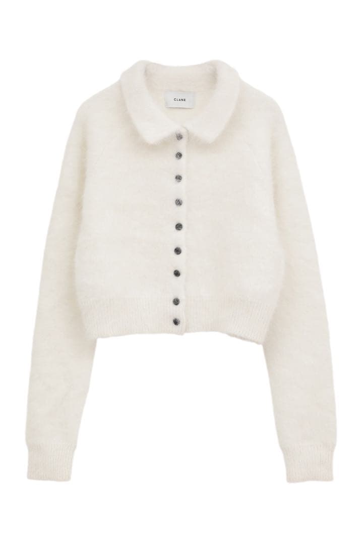 クラネ　アンゴラニット　ANGORA SHORT KNIT CARDIGAN CLANE クラネ “ANGORA SHORT KNIT CARDIGAN” アンゴラショート