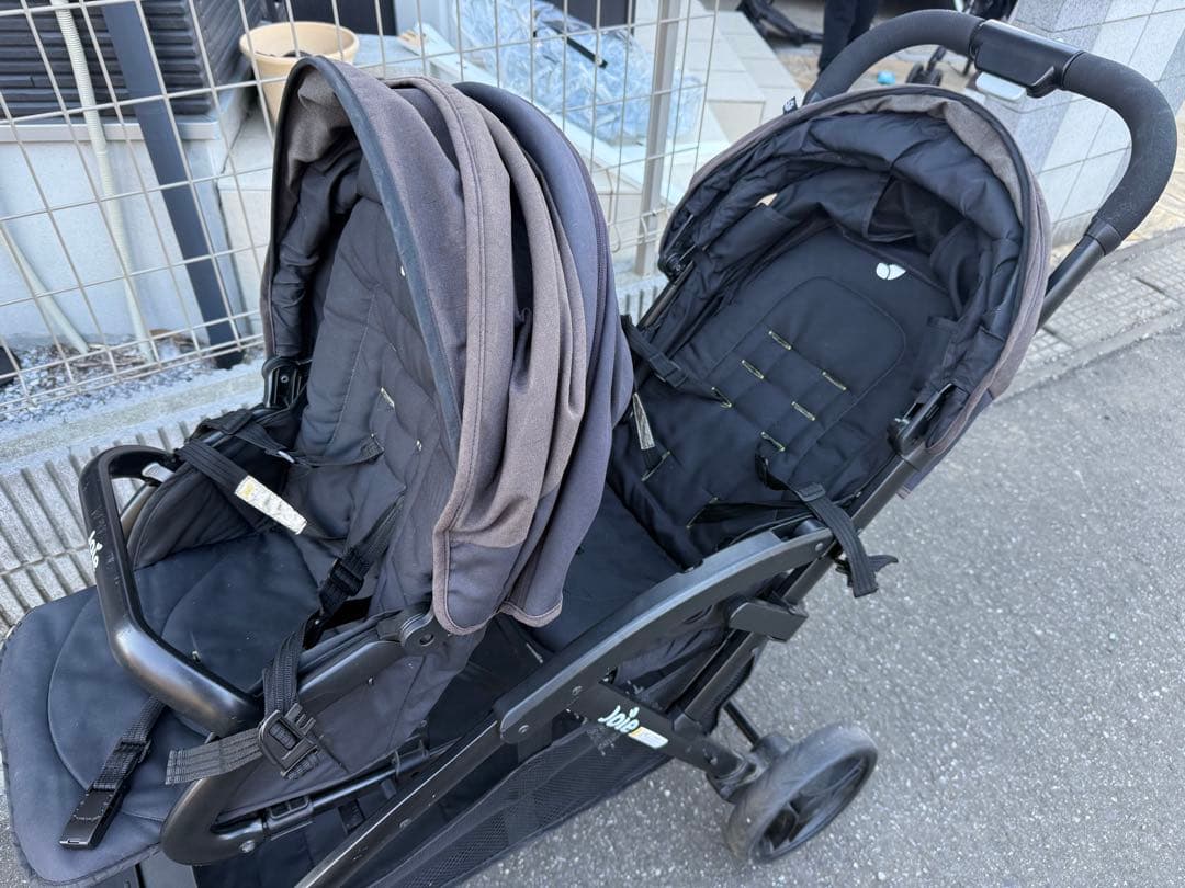 Joie/エヴァライトデュオ/ブラック/レインカバーセット/おまけ付き Joie（ジョイー） ベビーカー Evaliteduo(エヴァライトデュオ) レイン