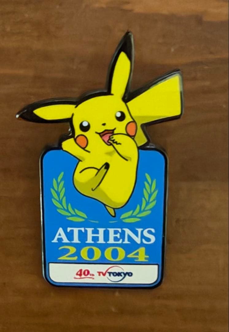 ☆非売品 2004年アテネオリンピック ピカチュウ ピンバッジ ポケモン