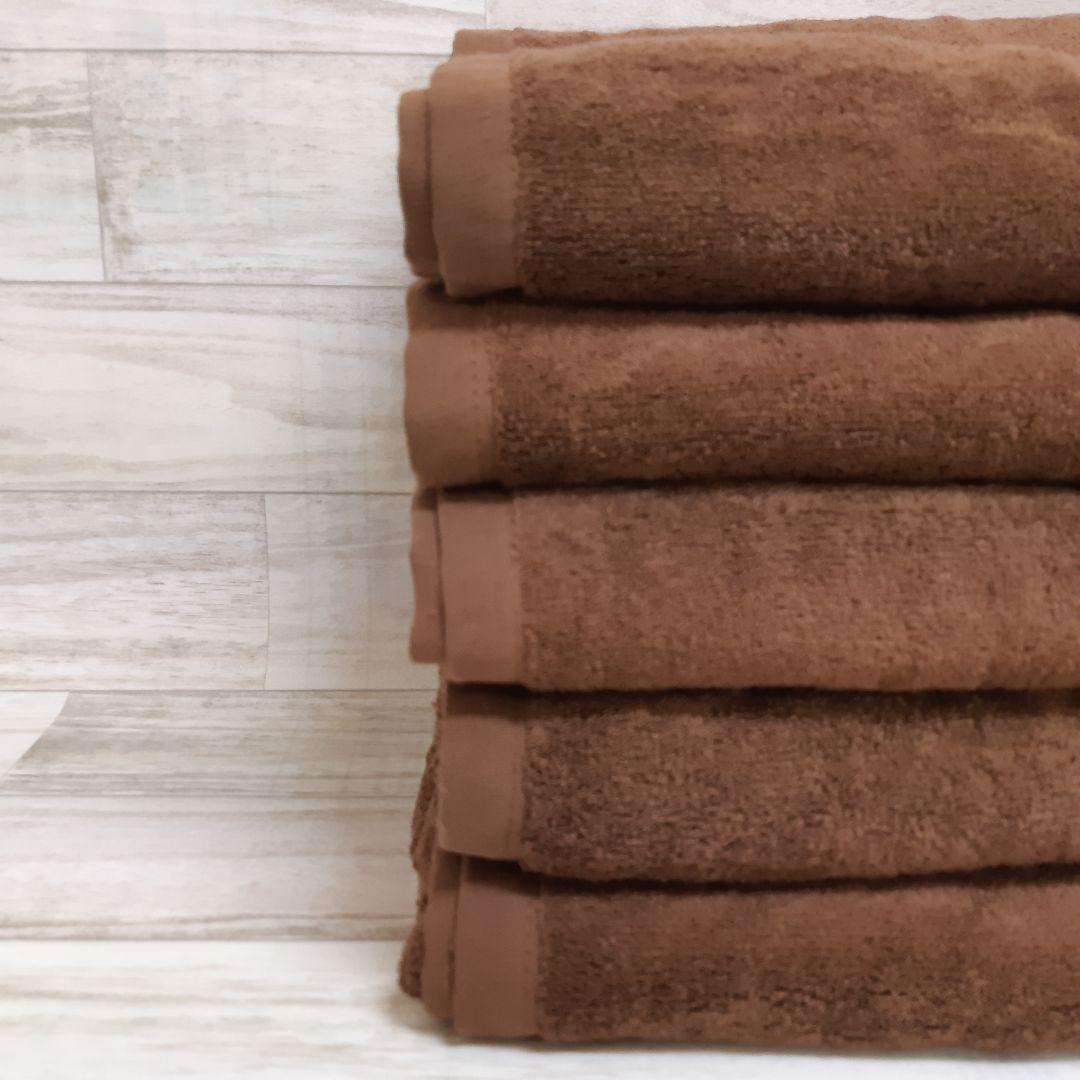 1200匁バスタオル ダークブラウン6枚、グレー５枚、340匁ダーク10枚 34x120スリムバスタオル6枚セット マナカラー2