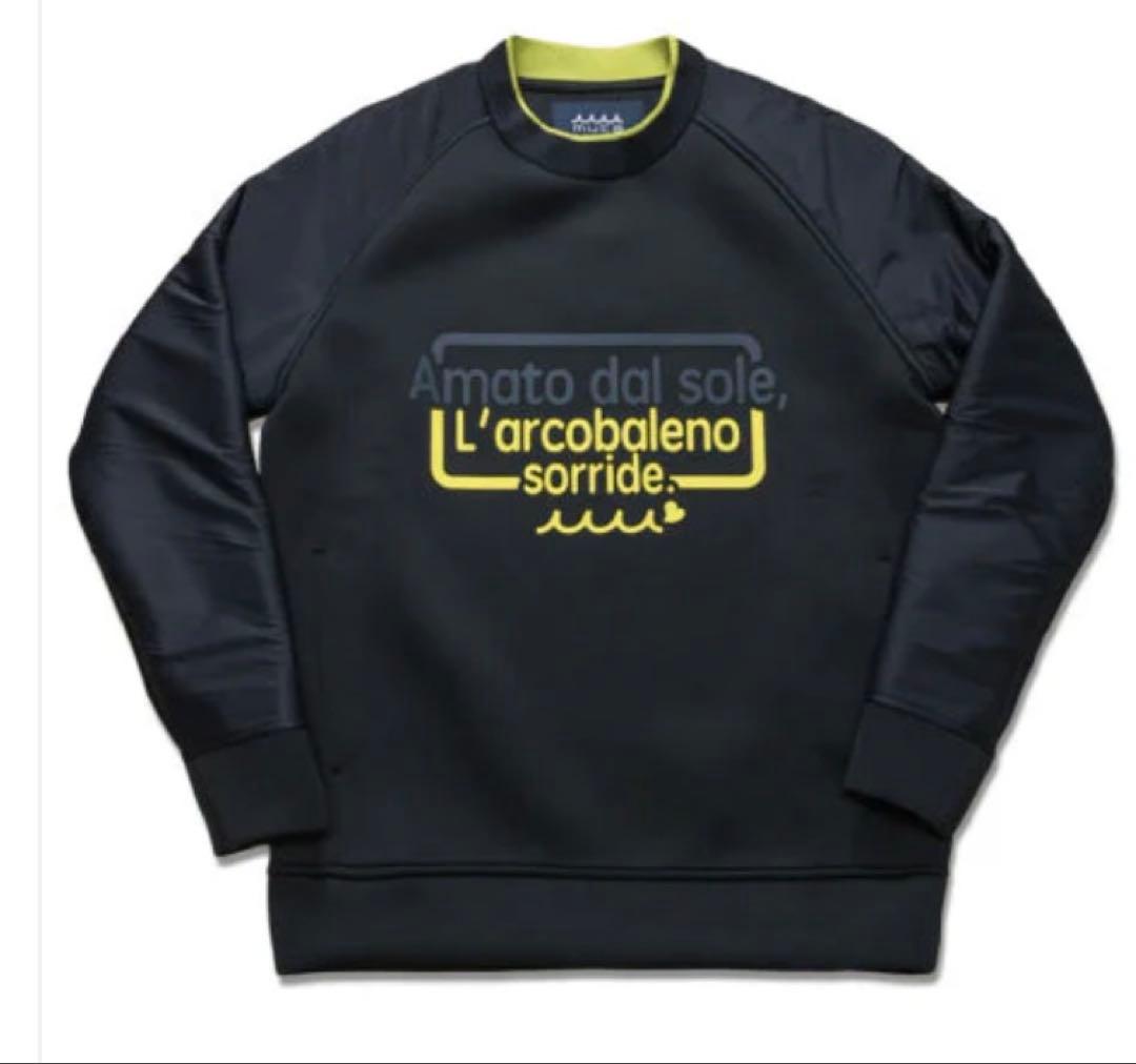 新品】muta ボンディング切替 クルーネックプルオーバー サイズM（5