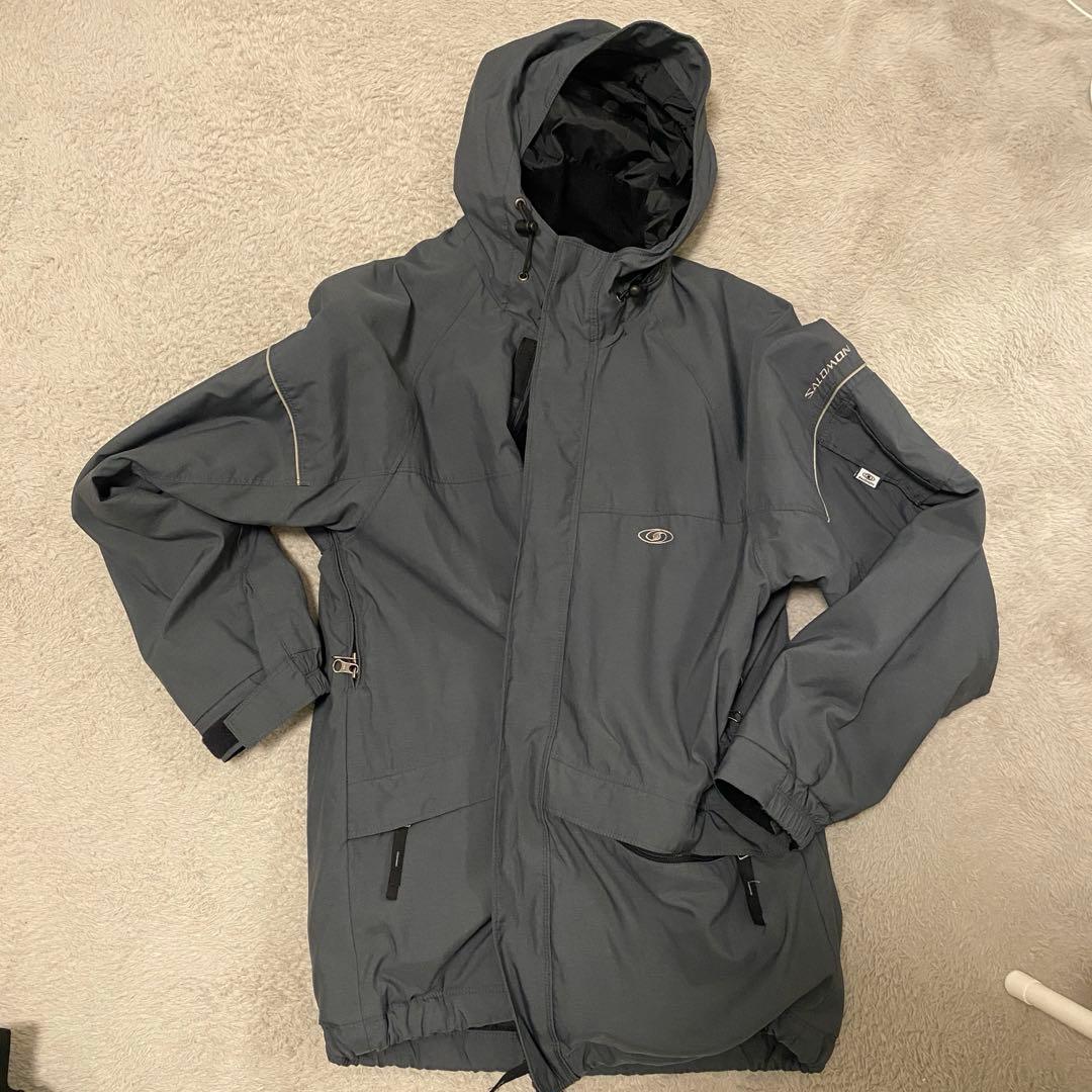 00's Salomon Shell Jacket GRY - メルカリ