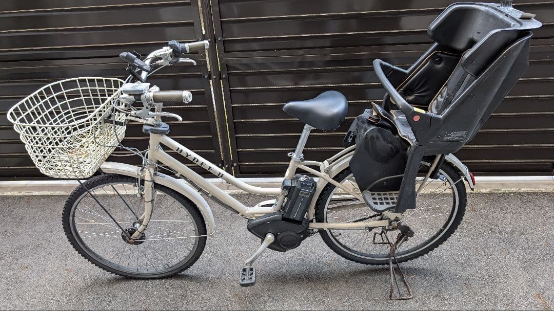 y*c様 HYDEE II シティサイクル チャイルドシート付き グレー HYDEE.Ⅱ （ハイディ ツー） ブリヂストン(BRIDGESTONE) 子供乗せ