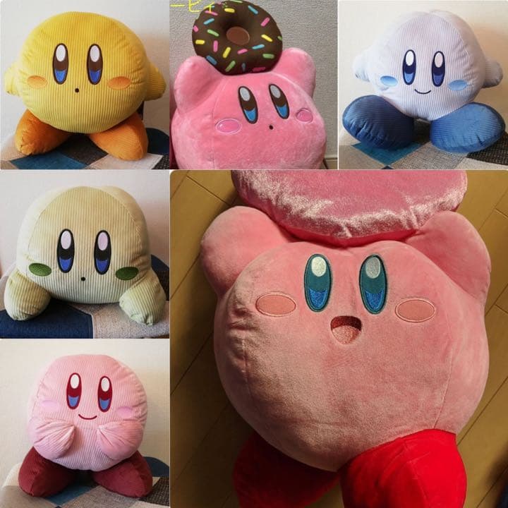 星のカービィビックぬいぐるみ７個セット 星のカービィPUPUPUFRIENDSリックとカービィBIG プライズの情報サイト