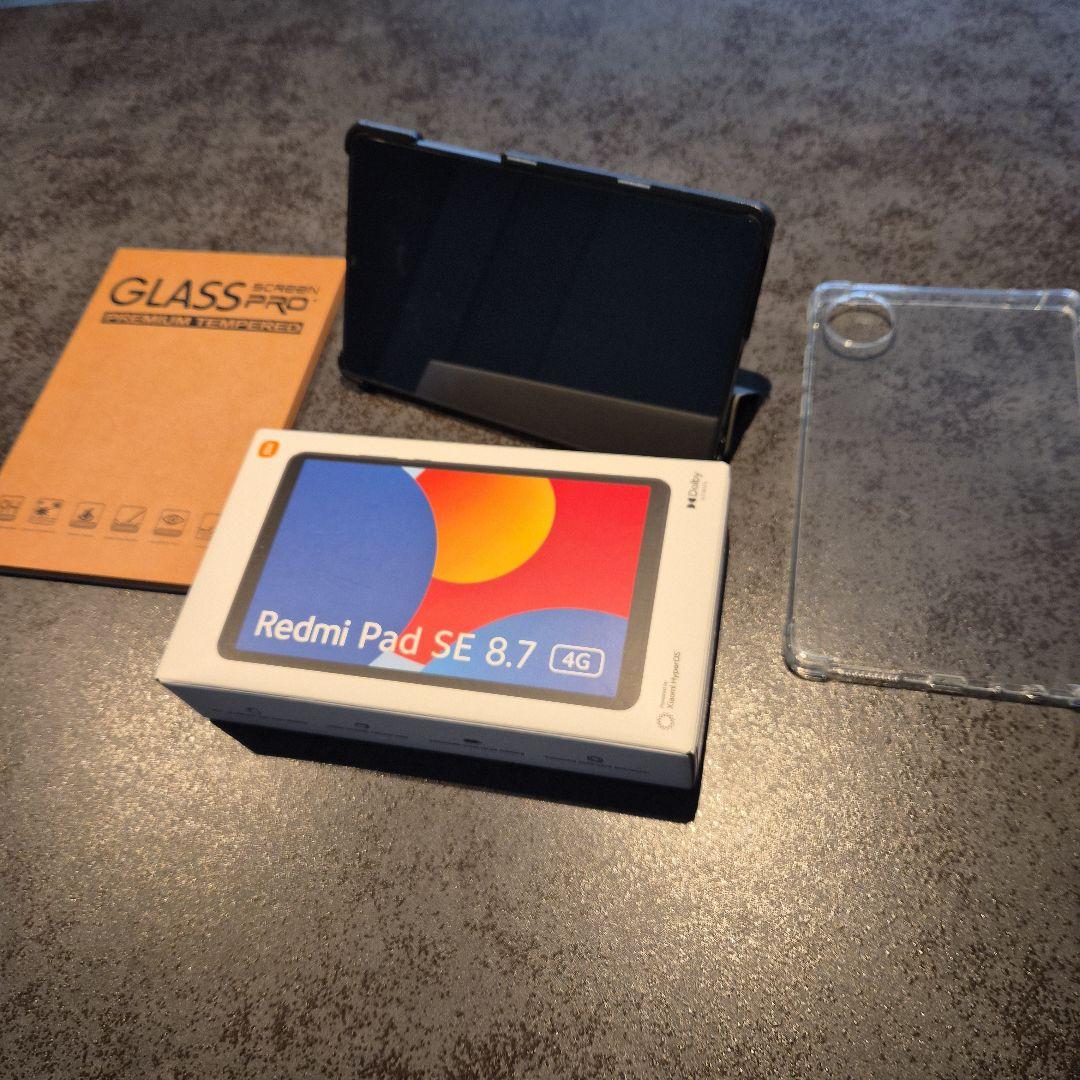 美品】Redmi Pad SE 8.7 4G + ケース + ガラスフィルム - メルカリ