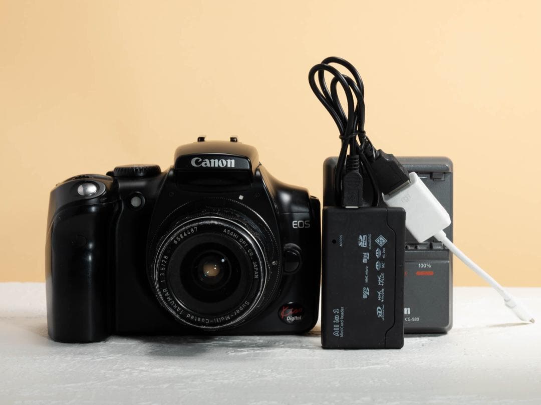 スマホ転送OK！Canon EOS kiss Digital レンズキット - メルカリ