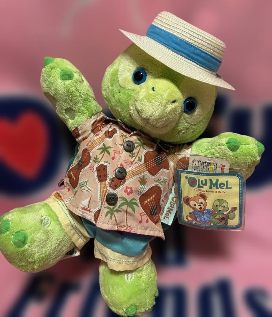 超童顔 TDS オルメル Sサイズ ぬいぐるみ ポーズも取れて自立可能 コス付き