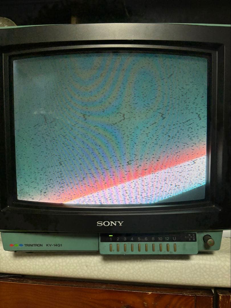 SONY トリニトロン ブラウン管テレビ KV-14G1 通電・映像確認済み SONY トリニトロン ブラウン管テレビ KV-14G1 通電・映像確認済み