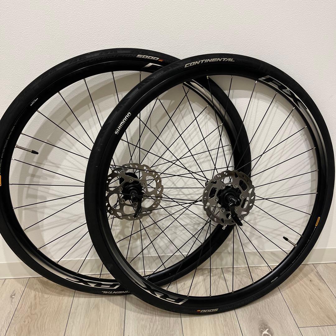 SHIMANO wh-RX010 前後セット タイヤ、ブレーキローター付き - パーツ安価