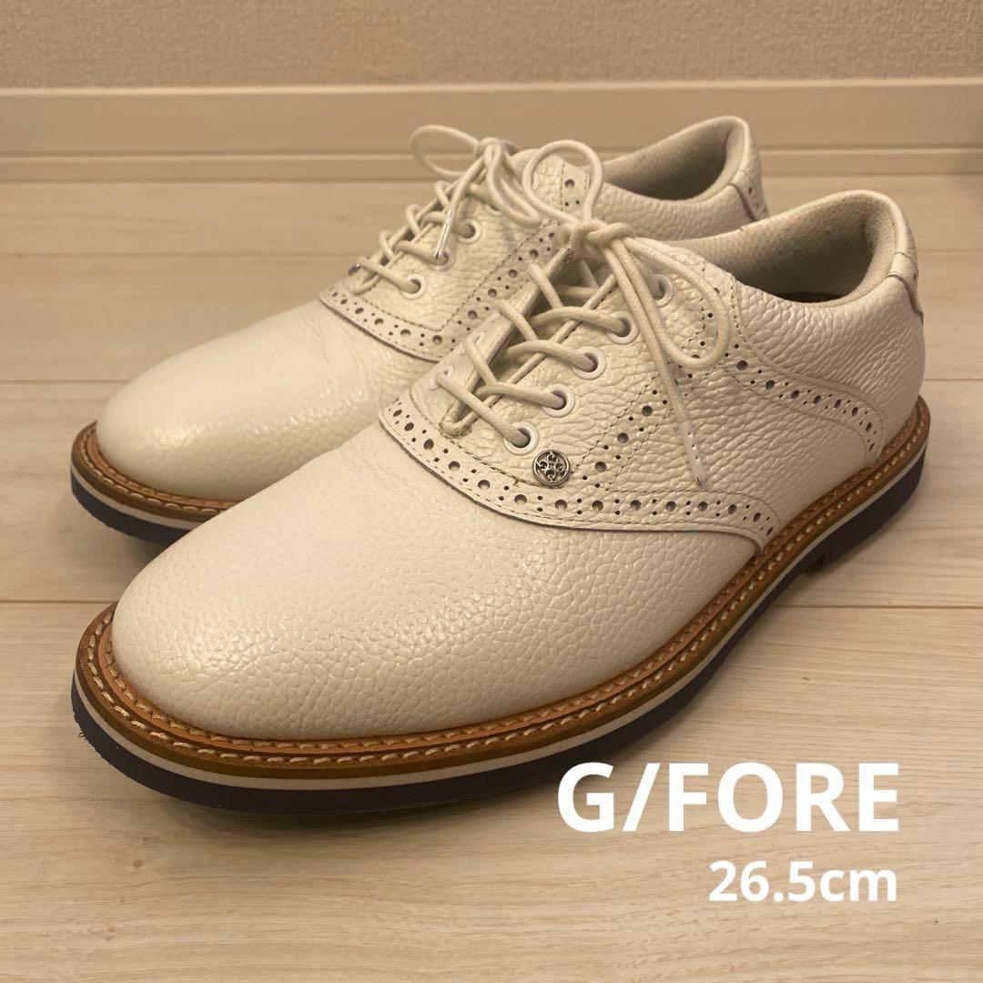 美品 G/FORE ゴルフシューズ ホワイト 26.5cm スパイクレス - メルカリ