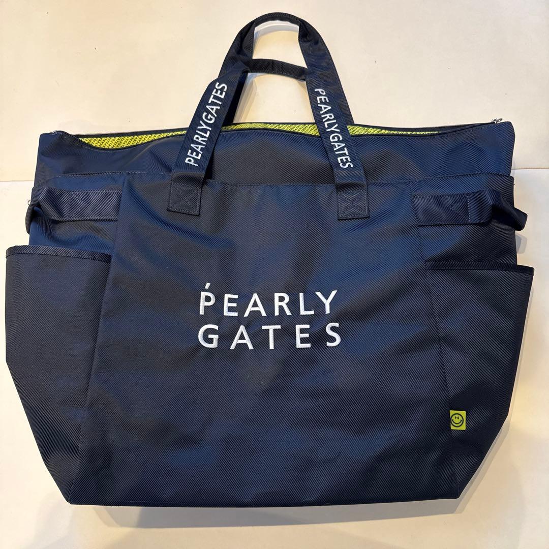 PEARLY GATES ロッカーバッグ ネイビー ロッカーバッグ(ボストンバッグ)|PEARLY GATES(パーリーゲイツ