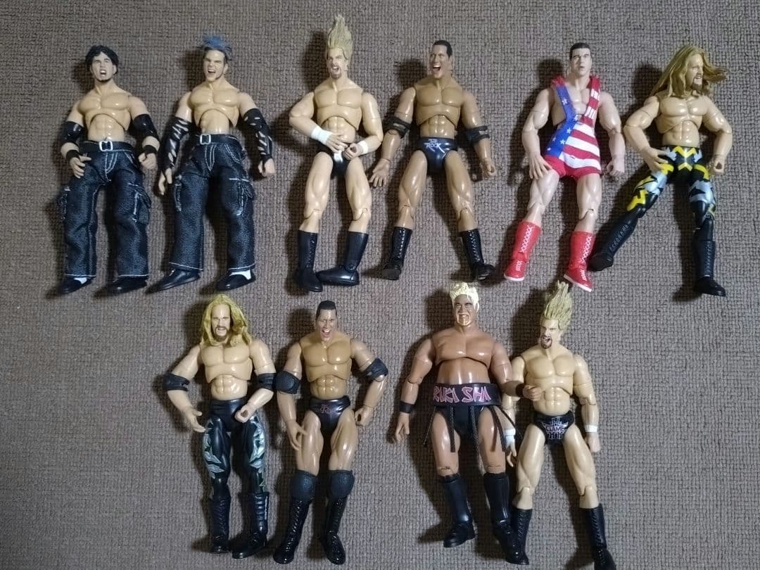 WWF / WWE フィギュア 10体セット 1999 WWF Jakks Pacific Perfect 10 Box Set: Stone Cold Steve Austin