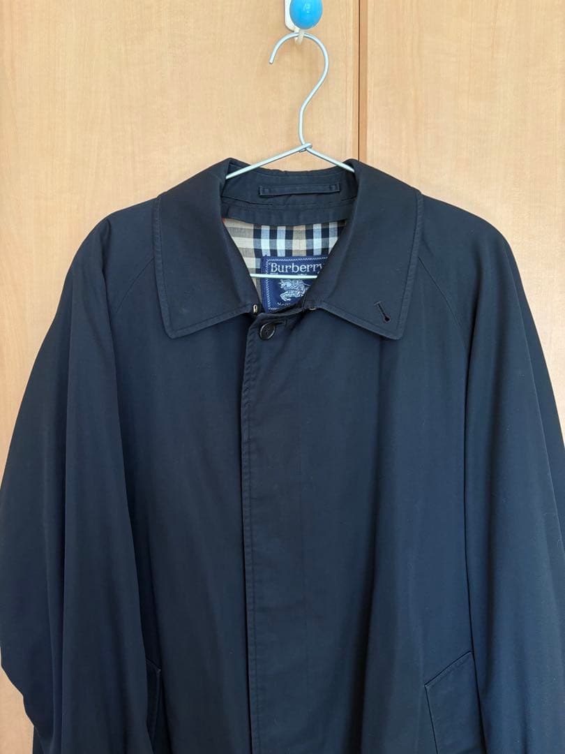 東*ク様 Burberry 一枚袖　ブラック Burberry's(バーバリーズ) 80s 一枚袖コート ネイビー サイズ 50
