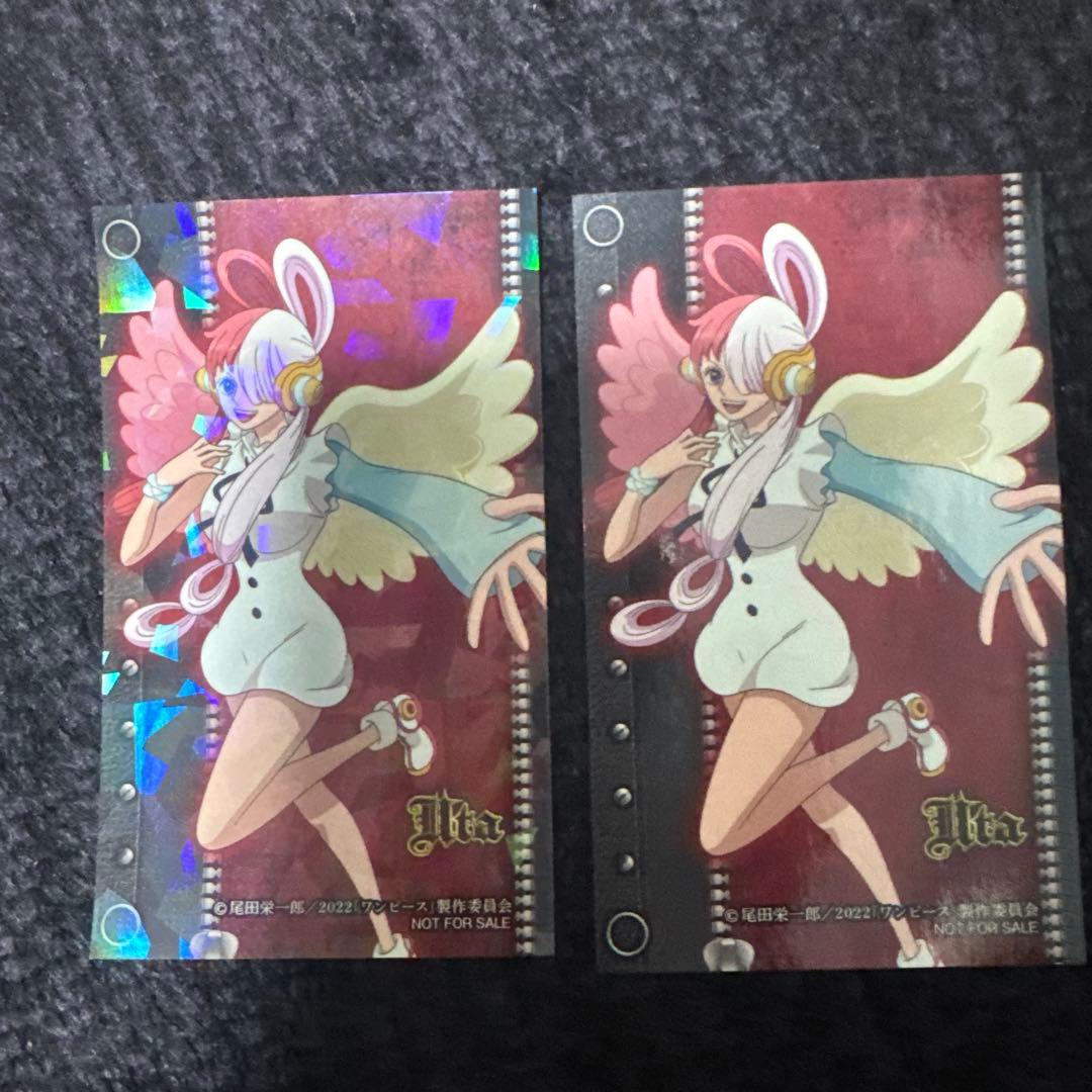 ワンピース フィルムレッド namcoナムコ ステッカー ウタ ホログラム