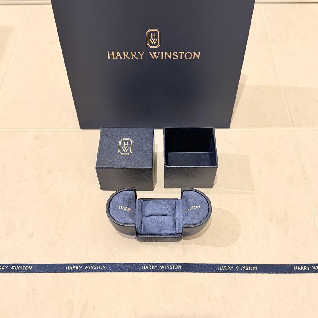HARRY WINSTON 婚約指輪 リングケース ショッパー ギフトセット HARRY WINSTON ハリーウィンストン リングケース 空箱 ショッパー