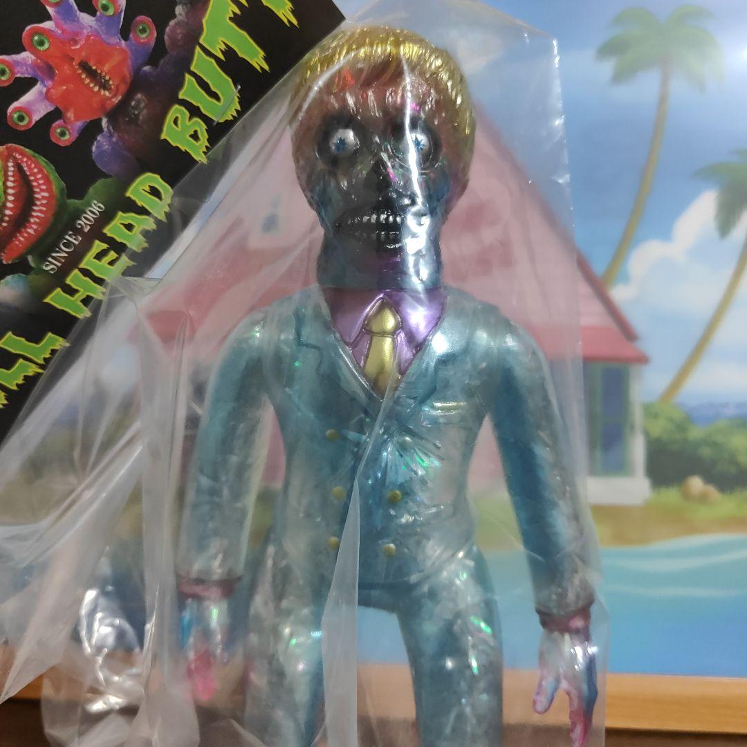 マーミット　SKULL HEAD BUTT　ZOMBIE　グール　バタリアン SKULL HEAD BUTT サタニックX スカルヘッドバット ソフビ Marmit