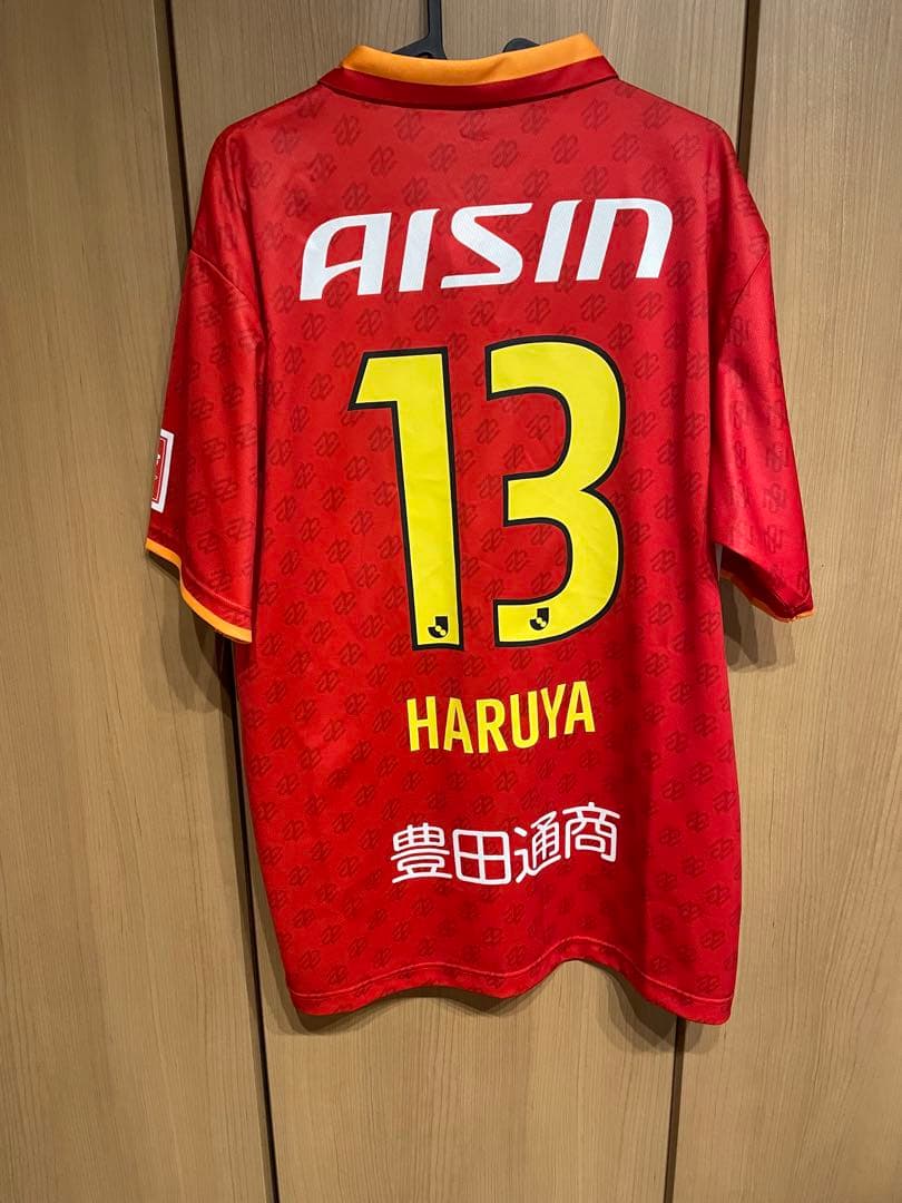 名古屋グランパスユニフォーム2023藤井陽也 MIZUNO 名古屋グランパス 2023 ユニフォーム ホーム 半袖 レプリカ #13