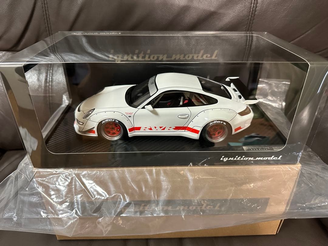 1/18 イグニッションモデル RWB 997 ポルシェ ignition 白 1/18 Ignition Model Porsche RWB 997 GT3 White - LIVECARMODEL.com
