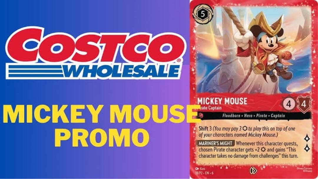 未開封】Disney ロルカナ ミッキー コストコ限定 プロモ 未開封 【1