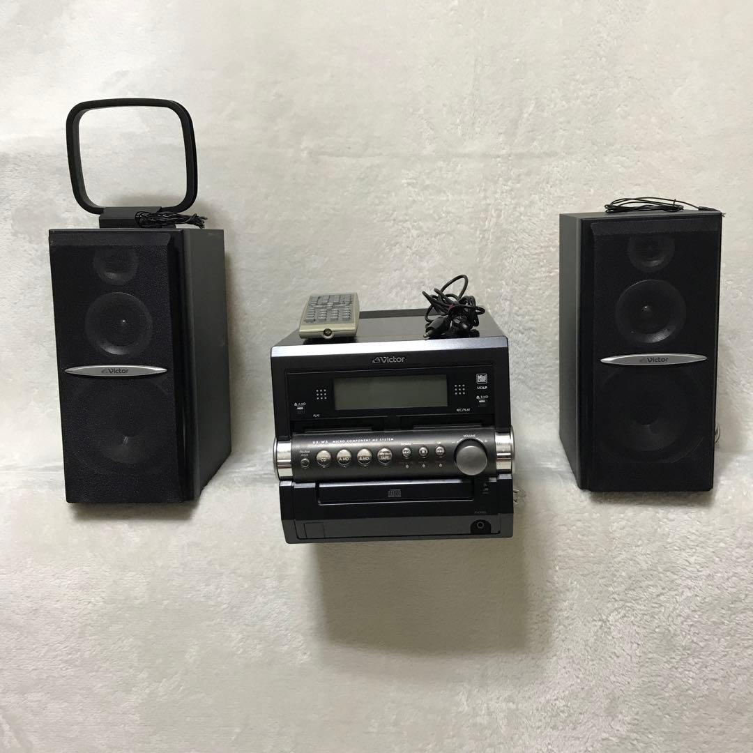 ビクターUX-W5 MICRO COMPONENT MD SYSTEMミニコンポ マイクロコンポーネントMDシステム「UX-W5」