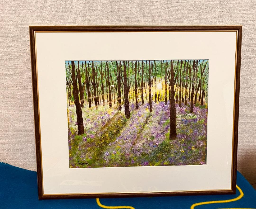 絵画「曙光」アクリル絵/新品額縁/F6号 8111 アクリルF6号 油絵額縁 油彩額縁 油絵用額縁 油彩用額縁 油絵額