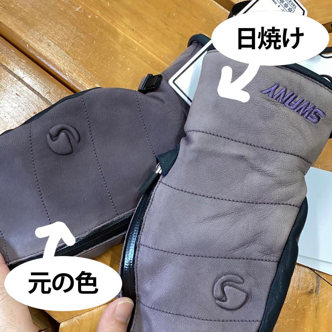 店頭展示品、色褪せあり】 SWANY スノーボードグローブ レディース M