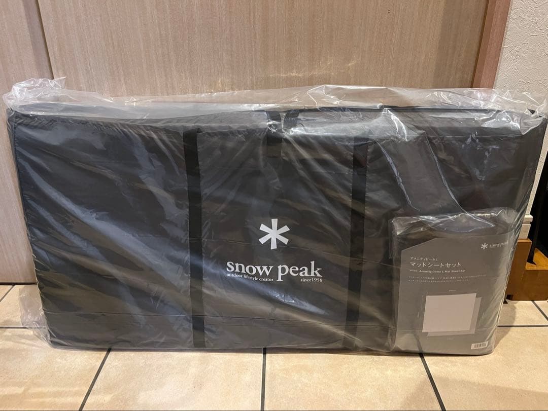 【未使用品】 peak アメニティドームL マットシート セット snow peak（スノーピーク） アメニティドームL マットシートセット SET