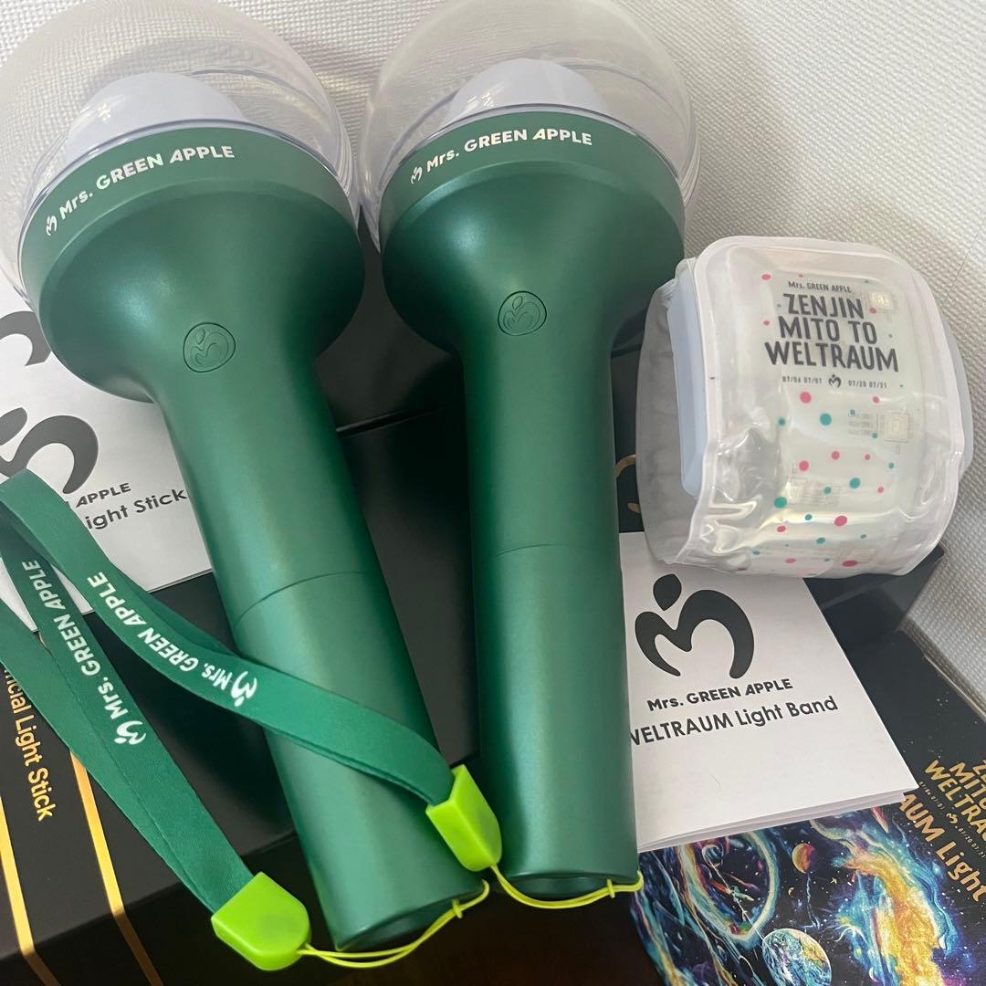ミセスグリーンアップル　ペンライト　ライトバンド　ゼンジン　ライトスティック