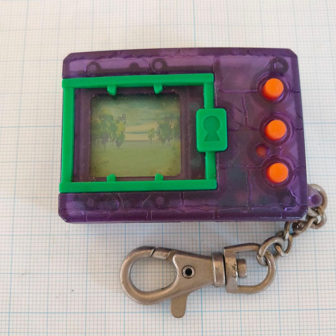 動作確認済み】 デジタルモンスター 初代 クリアパープル 透明