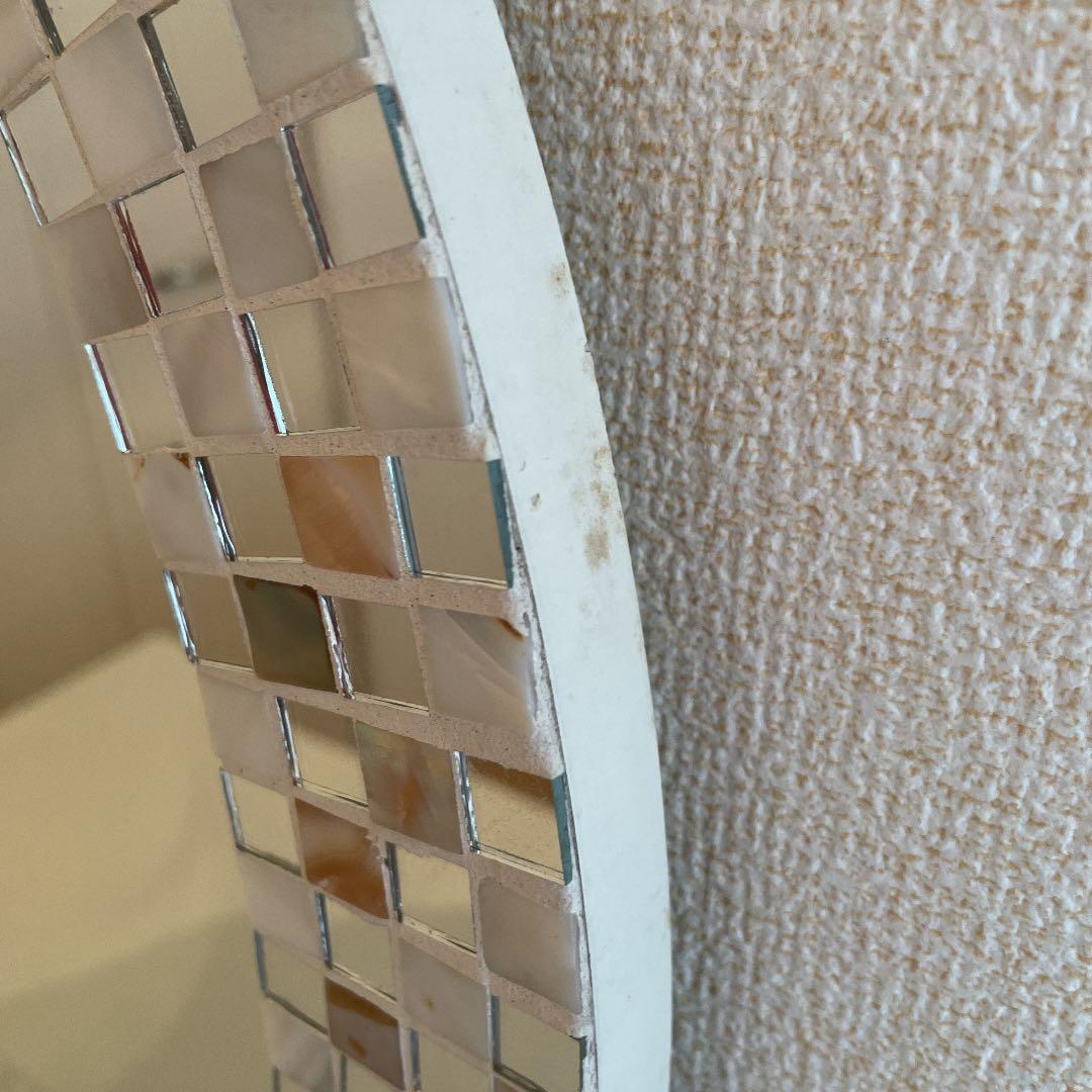 フランフラン ウォールミラー シェル Francfranc 60㎝ - メルカリ