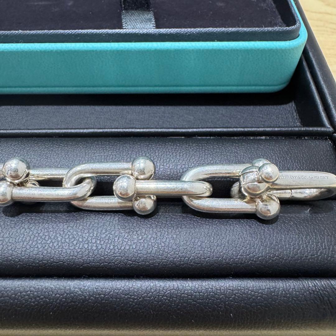 ティファニー ハードウェア ラージリンク ブレスレット14コマ925 62.5g