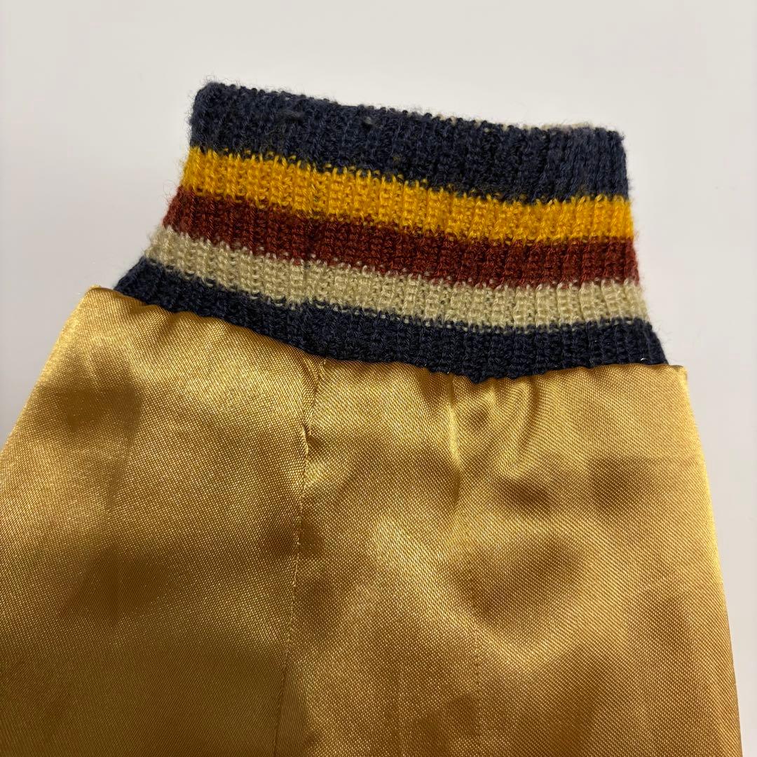 TAILOR 東洋 スカジャン リバーシブル 復刻タグ ブラウン/ゴールド刺繍