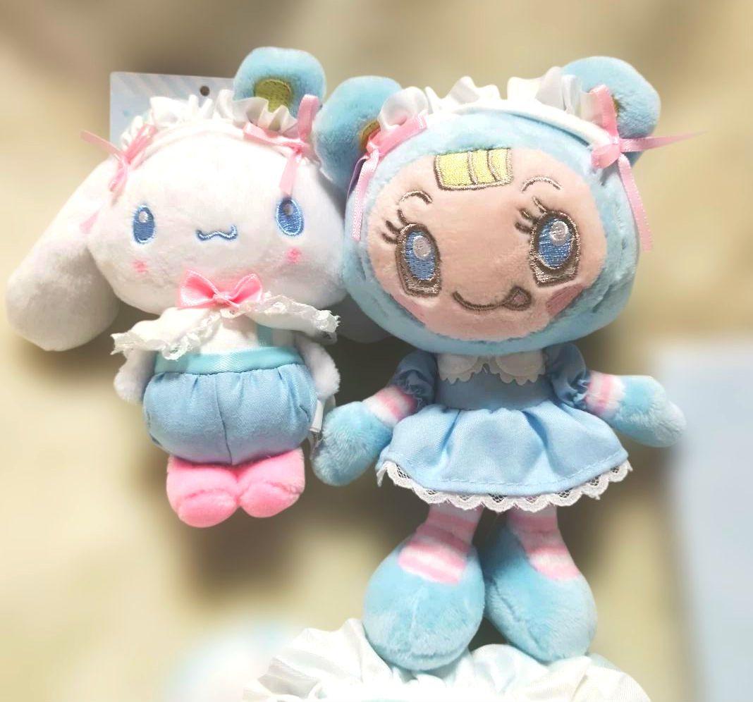 メゾピアノ　シナモロール　ブルーベリエちゃん　マスコットホルダーポーチ他　3 点