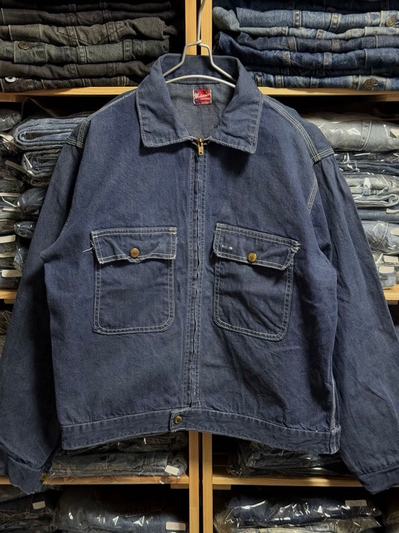 WORKMASTER 60s USA製 デニムジャケット デニムワークジャケット