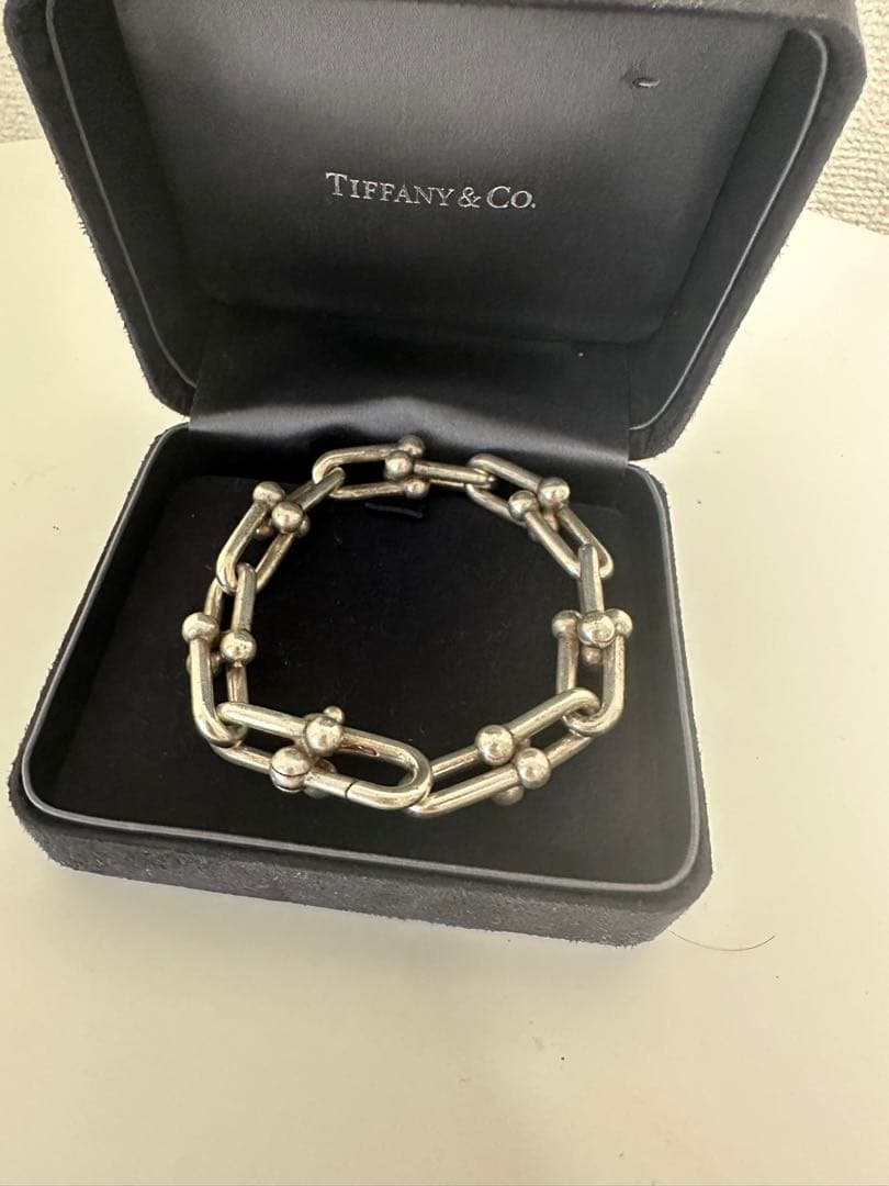 Tiffany & Co. ハードウェア　ブレスレット　ラージ ティファニー ハードウェア リンク ブレスレット スターリングシルバー